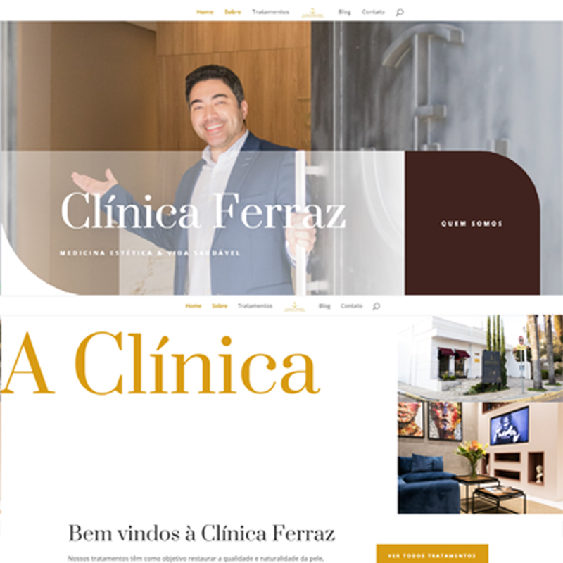 Site Clínica Ferraz