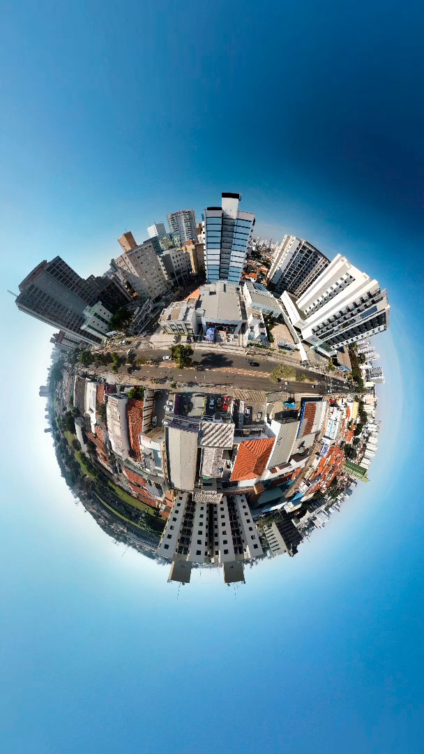 Little Planet 360 Origem Aérea