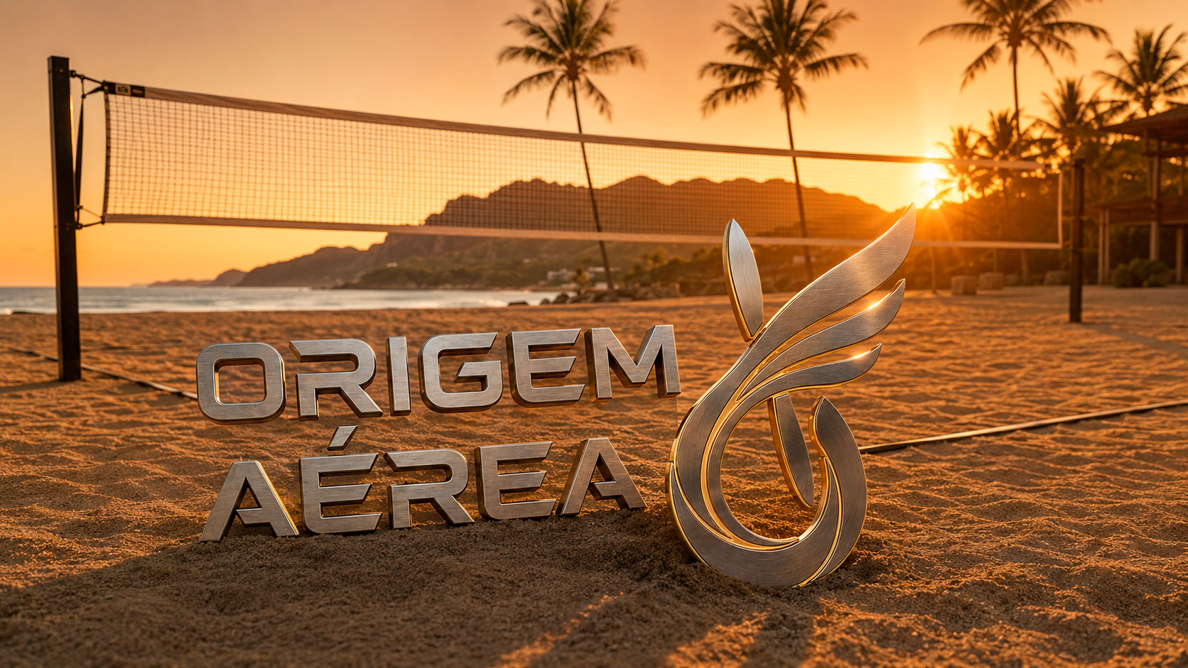Origem Aérea - Beach Tennis Sunset